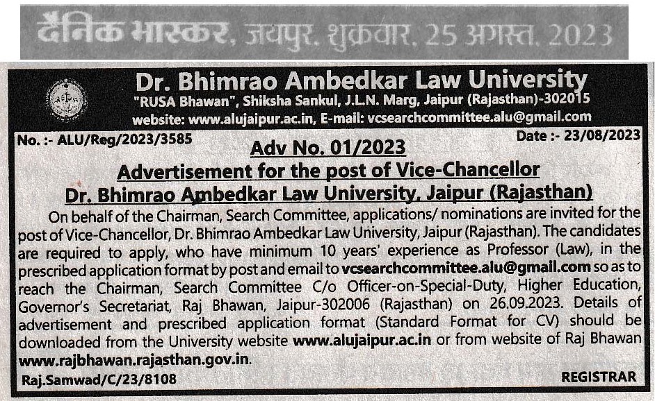Dr. Bhimrao Ambedkar Law University